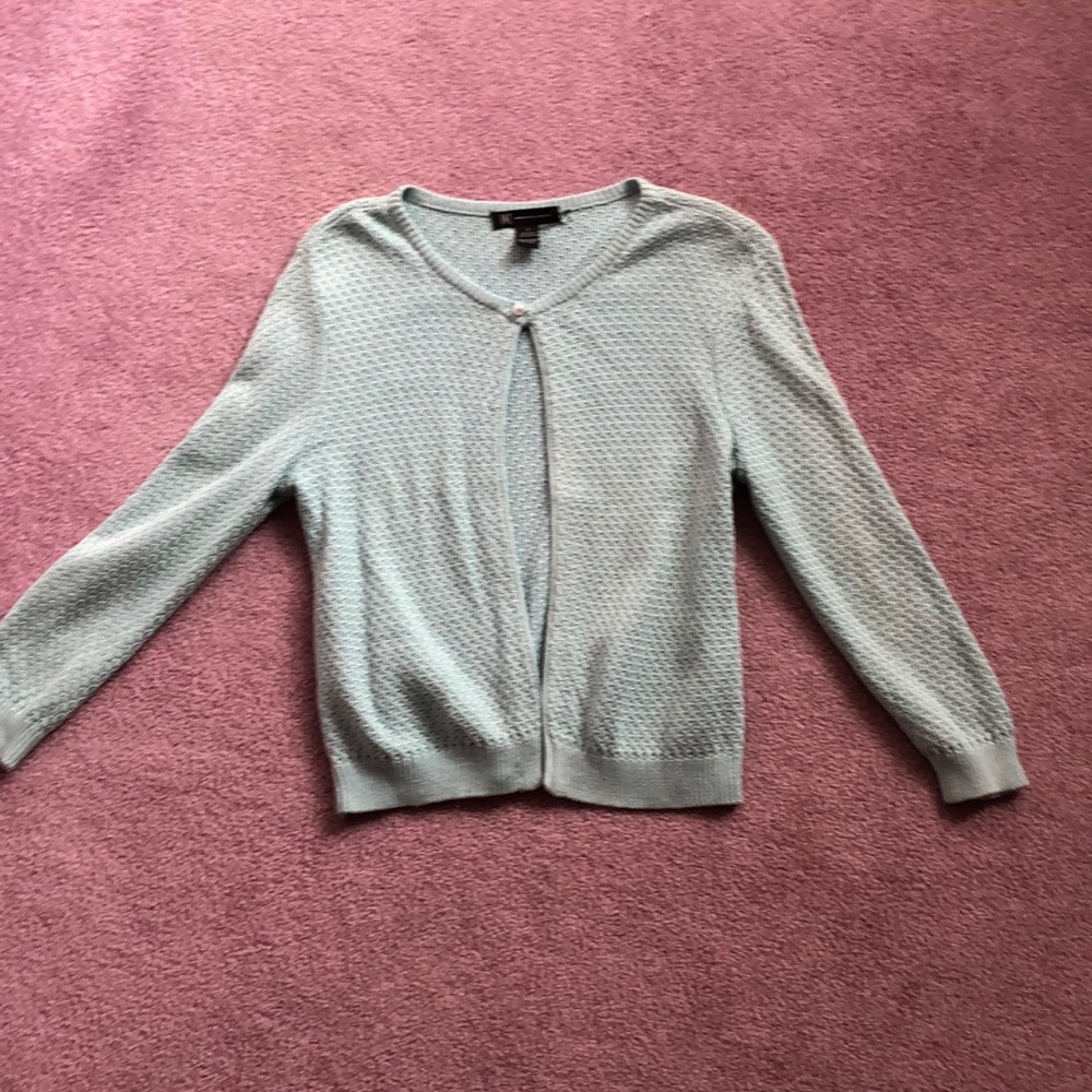 I.N.C. light blue cardigan